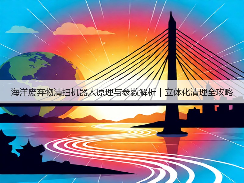 海洋废弃物清扫机器人原理与参数解析｜立体化清理全攻略